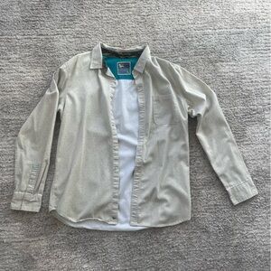 Modern Amusement Cream Button-Up Shirt